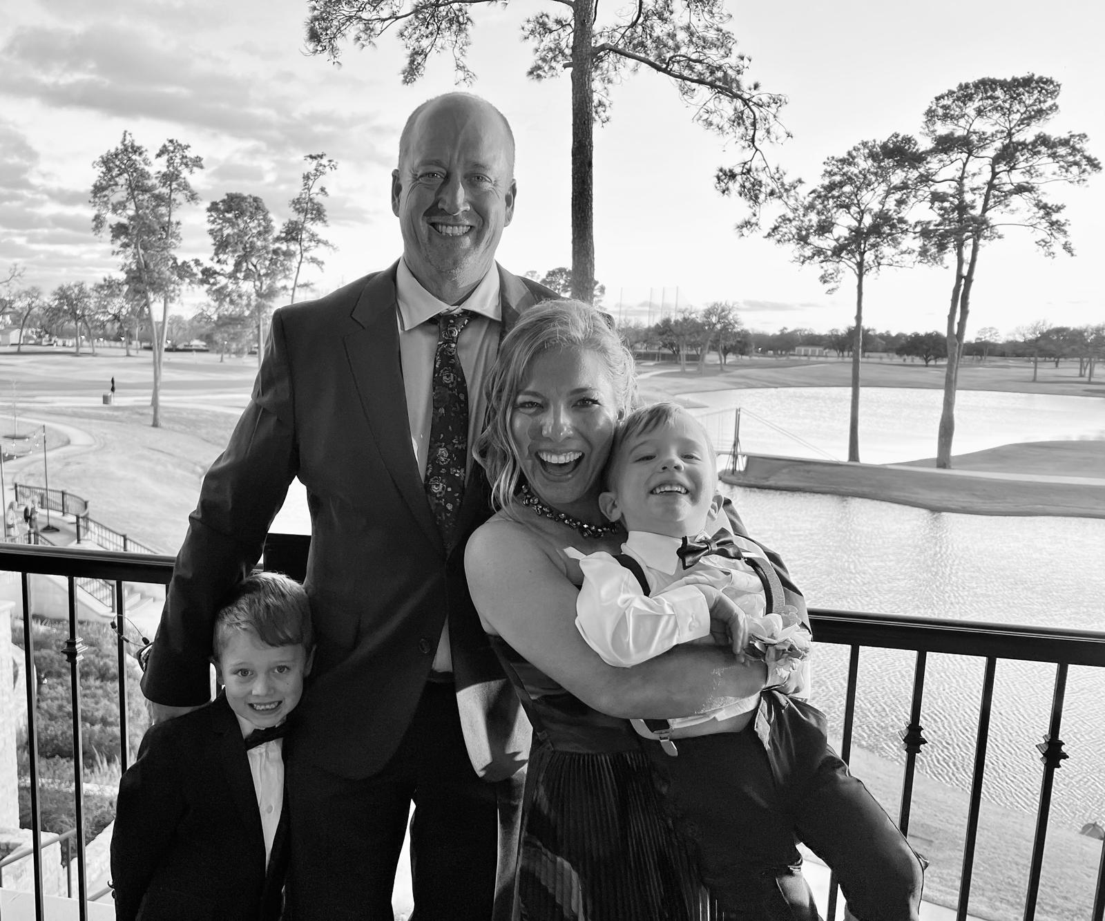 Dr. Julianne Piazza with her family